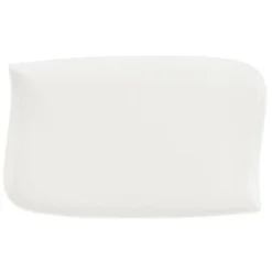 Lot de 6 Assiettes Plates Rectangulaire Vague 33cm Blanc