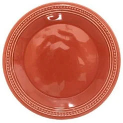 Lot de 6 Assiettes Plates Carmen 28cm Corail