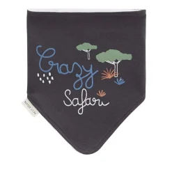 Lot de 3 bavoirs foulards Crazy Safari
