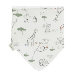 Lot de 3 bavoirs foulards Crazy Safari