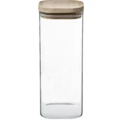 Lot de 3 Bocaux Empilables 24cm Transparent