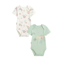 Lot de 2 bodies bébé manches courtes Arya