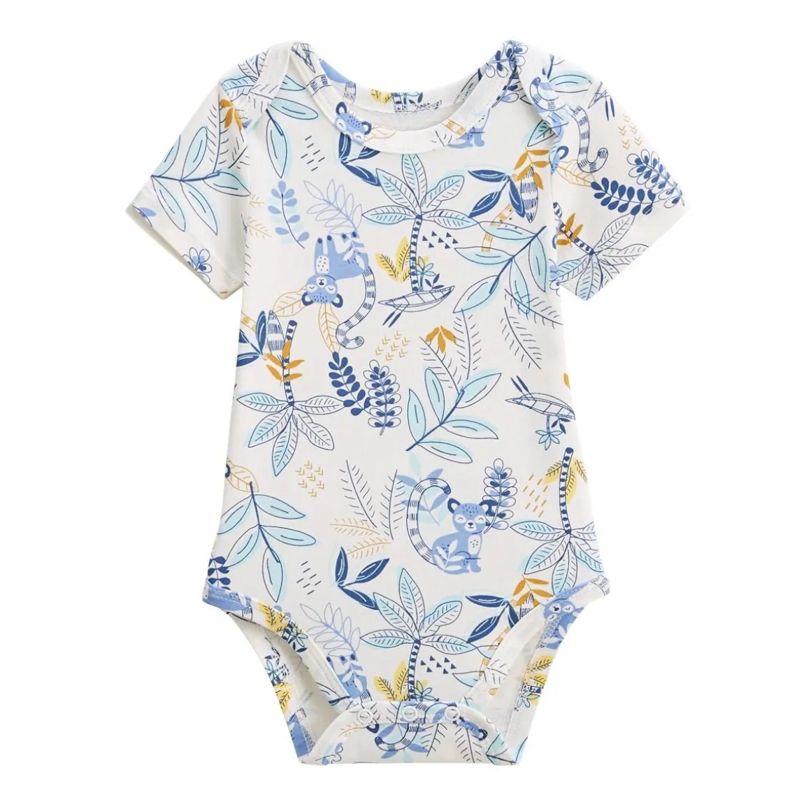 Lot de 2 bodies bébé manches courtes Gamboa