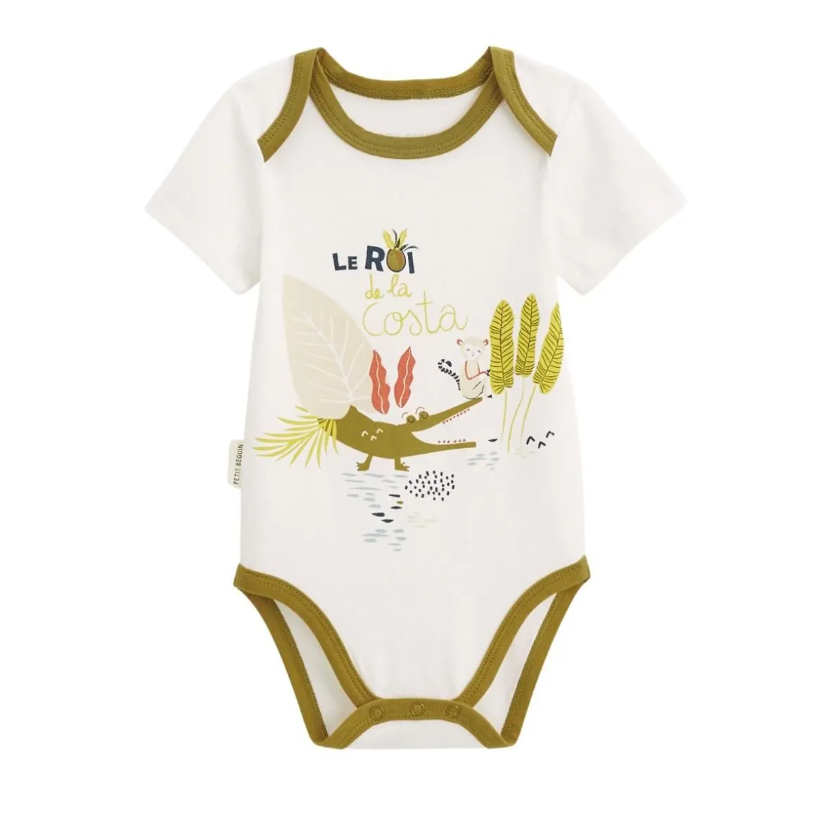 Lot de 2 bodies bébé manches courtes Costa