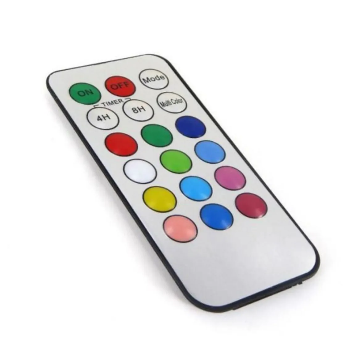 Lot de 3 Bougies LED 12 Couleurs 20cm Multicolore