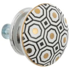 Lot de 2 Boutons de Meuble Arianna 4cm Blanc