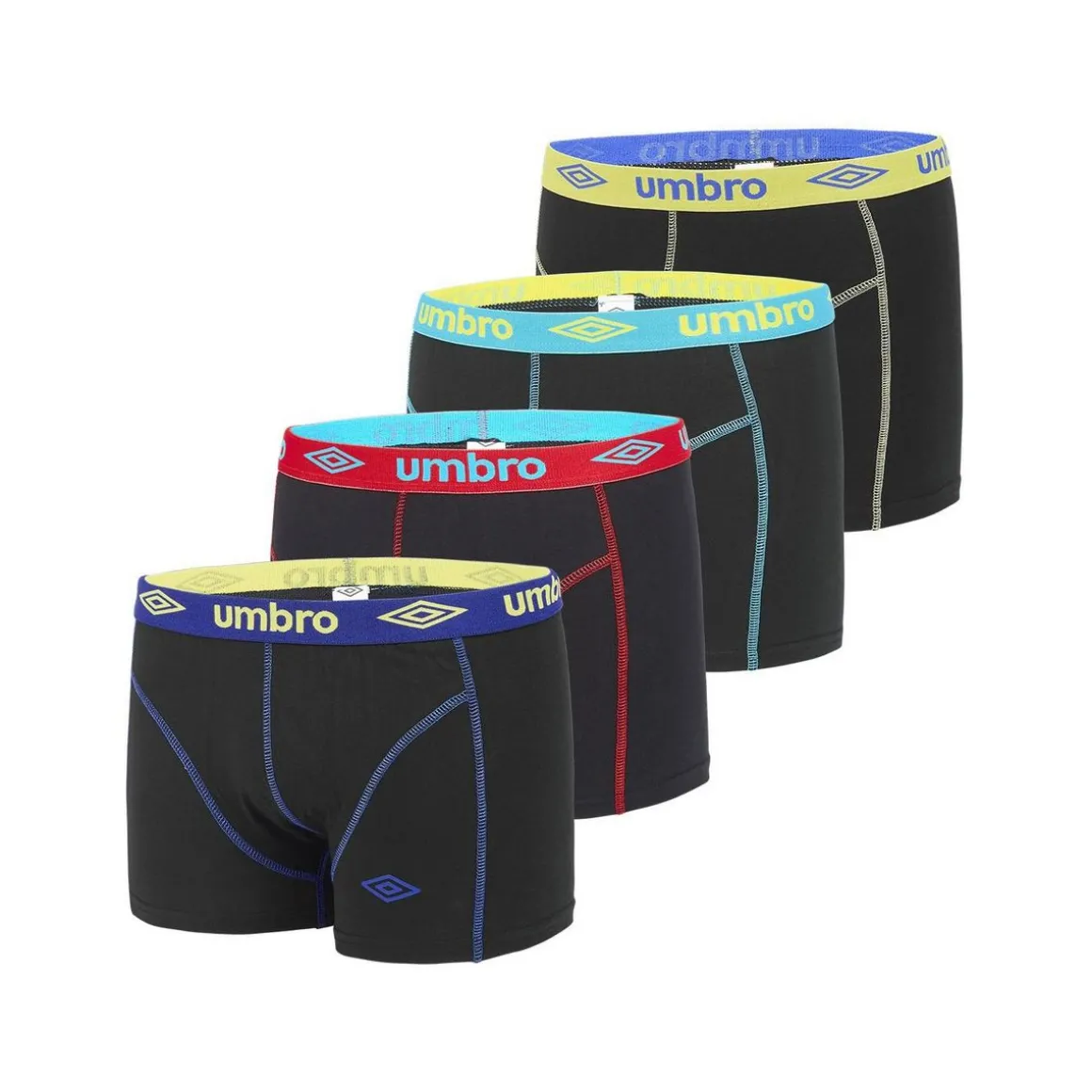 Lot de 4 Boxers coton homme