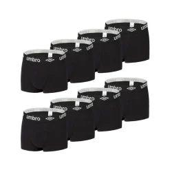 Lot de 8 Boxers coton homme uni