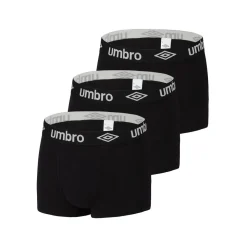 Lot de 3 Boxers coton uni homme