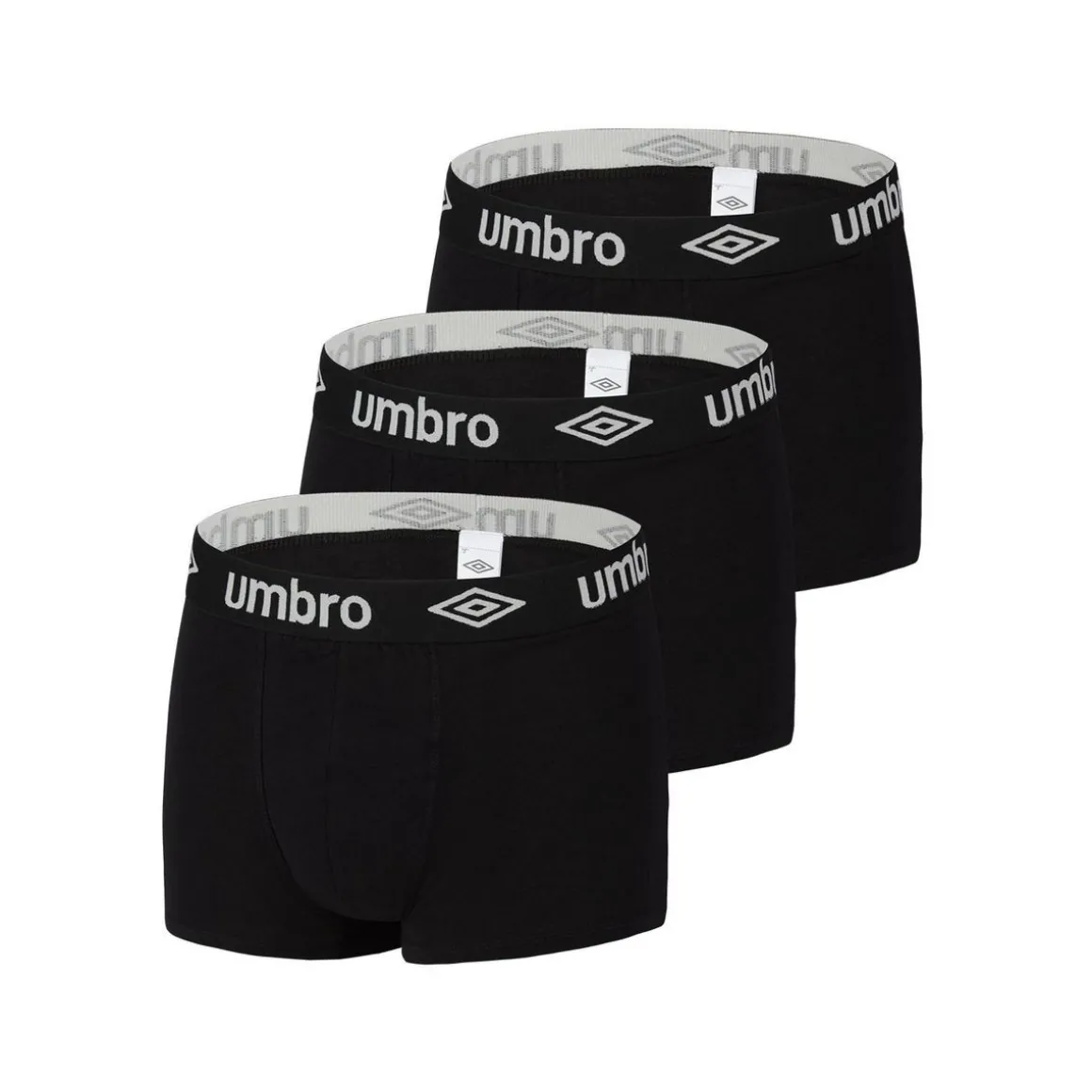 Lot de 3 Boxers coton uni homme