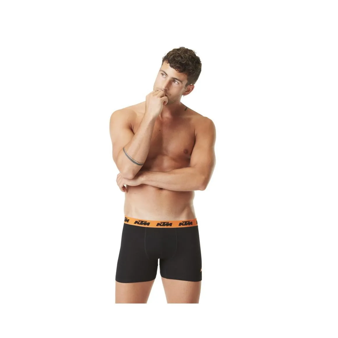 Lot de 4 boxers en coton homme