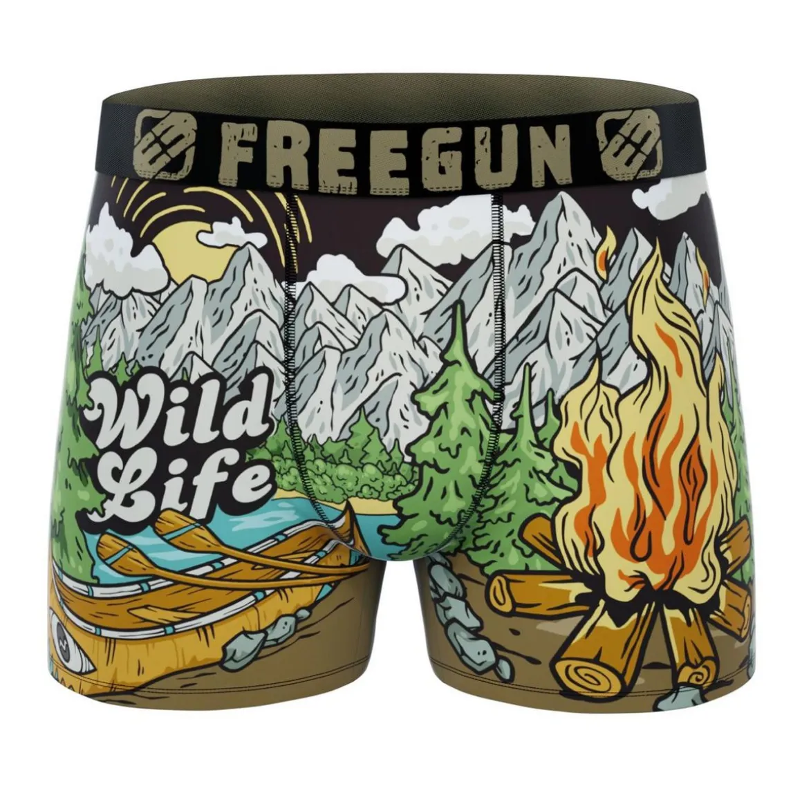 Lot de 3 boxers enfant Outdoor