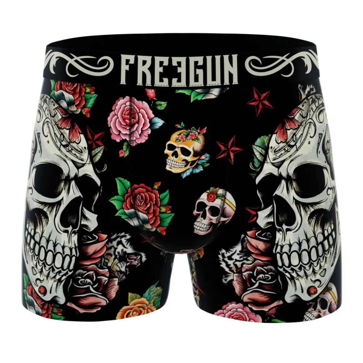 Lot de 4 boxers enfant Rock Skull