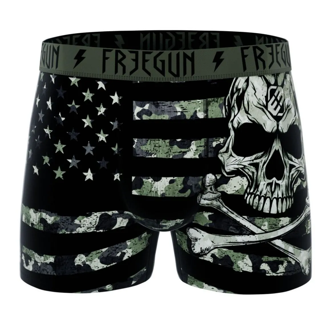 Lot de 4 boxers enfant Rock Skull
