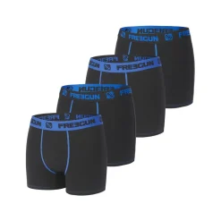 Lot de 4 Boxers garçon coton Bleu