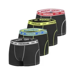 Lot de 4 Boxers homme Aktiv Sport Fluo