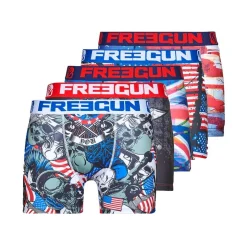 Lot de 5 Boxers homme Drapeaux
