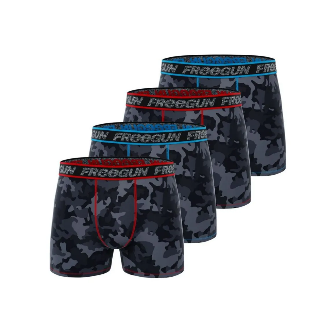 Lot de 4 boxers homme dynamique