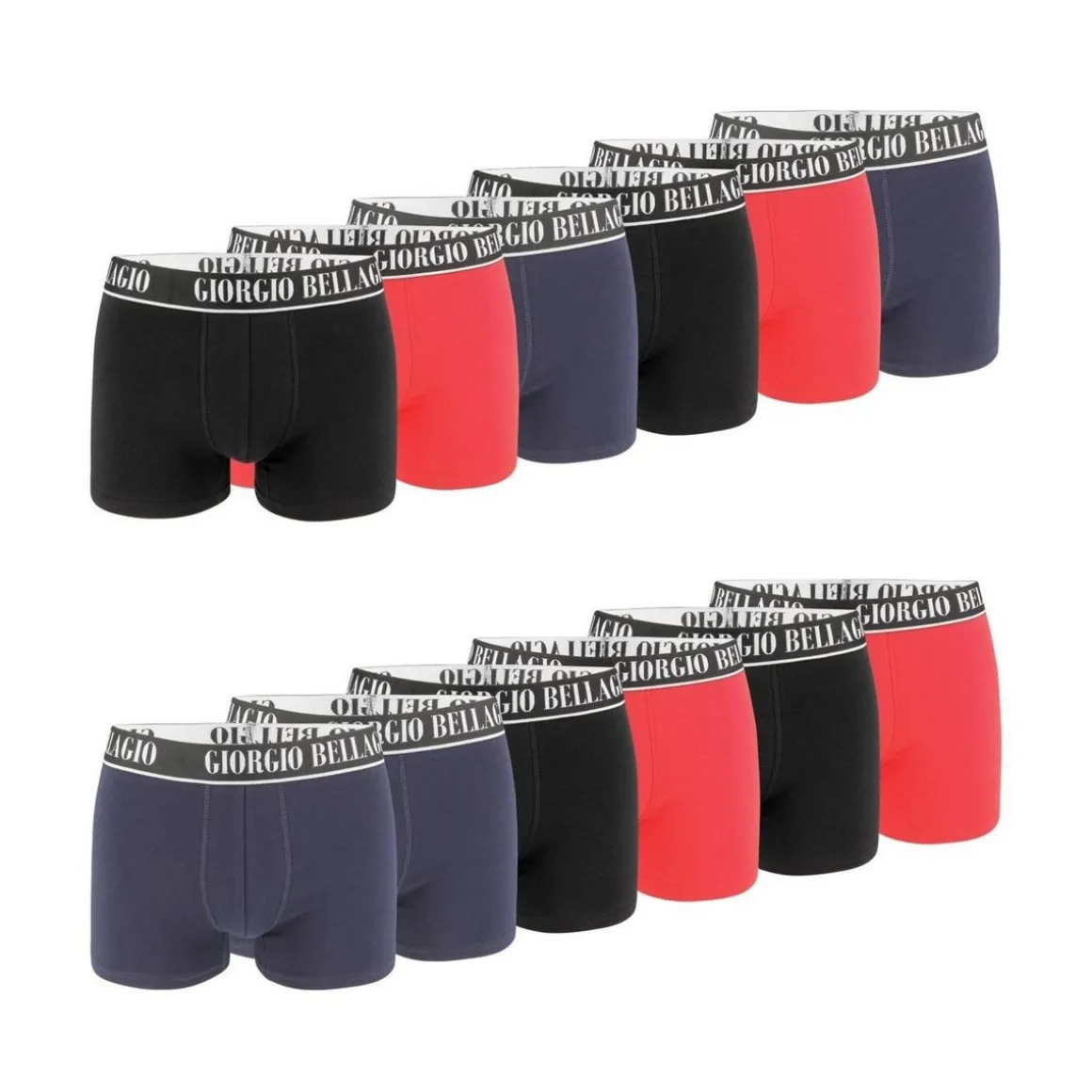 Lot de 12 boxers homme Smart