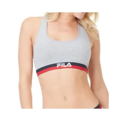 Lot de 3 Brassières coton Fila FU6048 Gris, Navy et Blanc