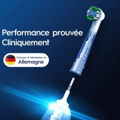 Lot de 3 brossettes CLEAN PRO - Blanc