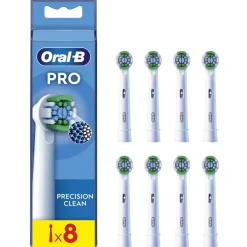 Lot de 8 brossettes PRECISION CLEAN PRO - Blanc