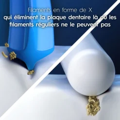 Lot de 8 brossettes PRECISION CLEAN PRO - Blanc