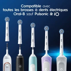 Lot de 8 brossettes sensitives - Blanc