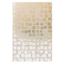 Lot de 2 carnet de notes - Corail et Doré - A5