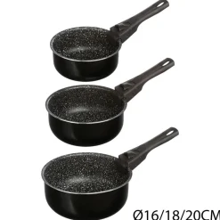 Lot de 3 Casseroles avec une poignée amovible