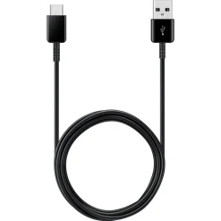 Lot de 2 câbles de charge et de synchronisation USB vers USB-type C - Mâle/mâle - 1.5 m - Noir
