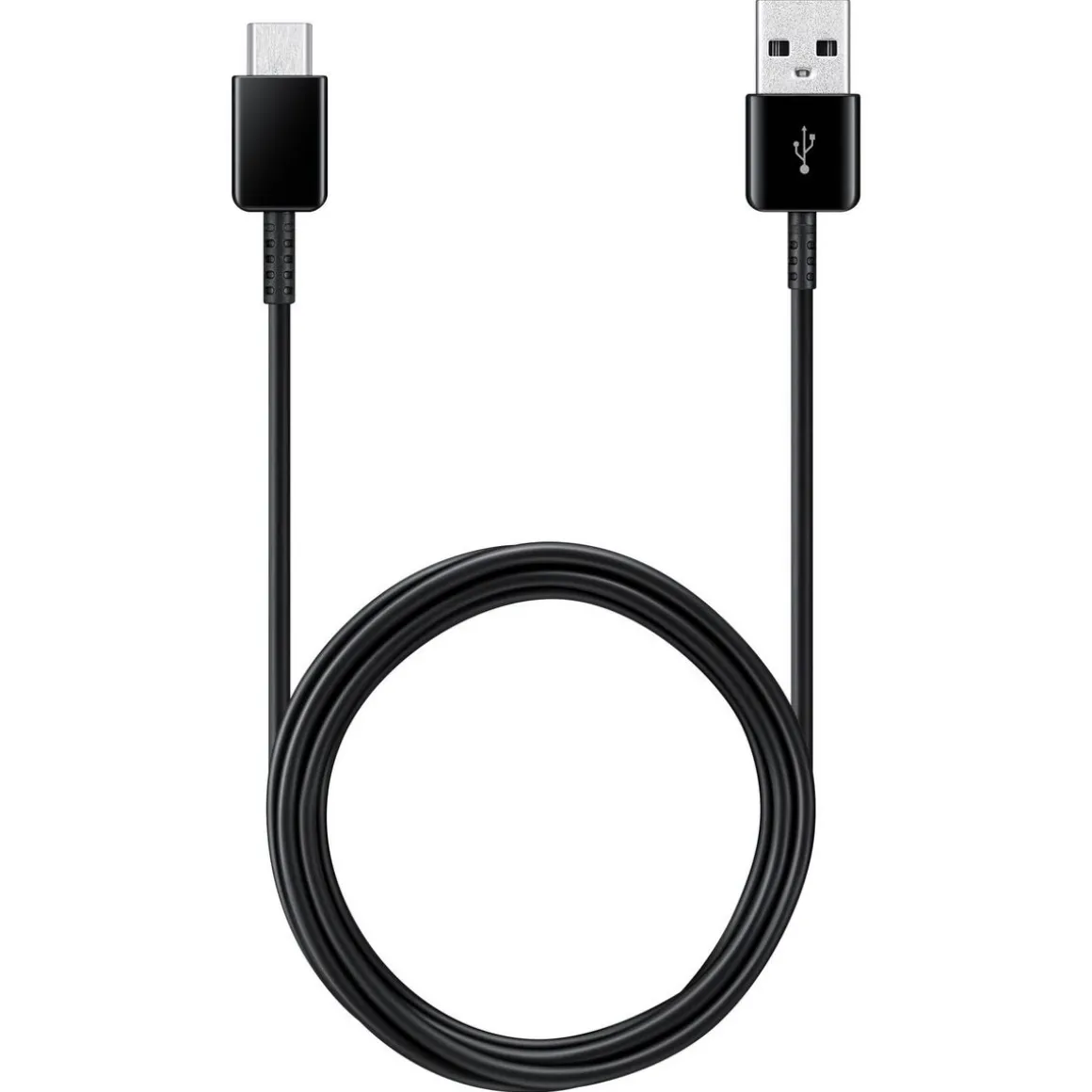 Lot de 2 câbles de charge et de synchronisation USB vers USB-type C - Mâle/mâle - 1.5 m - Noir