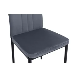 Lot de 6 chaises en velours JUNE