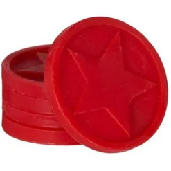 Lot de 5 Cires Parfumées à Brûler Etoile 45g Fruits Rouges