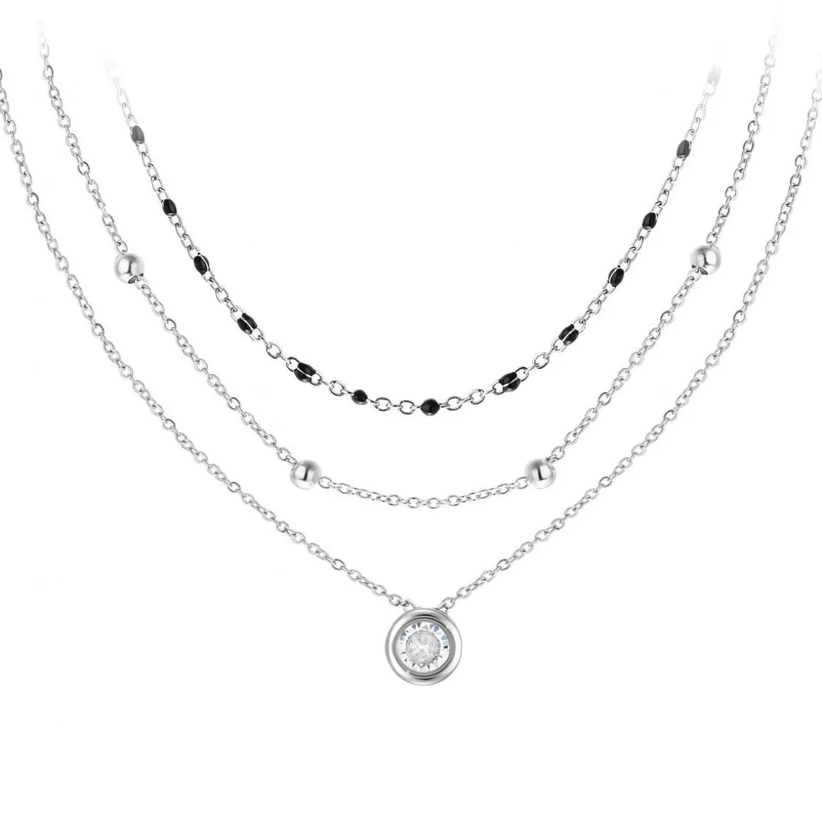 Lot de 3 colliers par SC Crystal