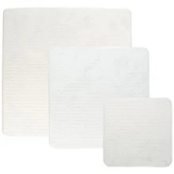 Lot de 3 Couvercles Extensibles 19cm Blanc