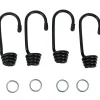 Lot de 4 crochets et 4 bagues WERKA PRO pour tendeur élastique de Ø 8 mm