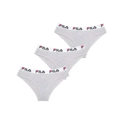 Lot de 3 culottes femme en coton FU6043 couleur grise