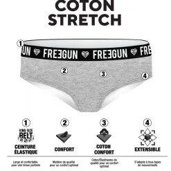 Lot de 3 culottes fille en coton Ethnik