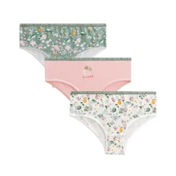 Lot de 3 culottes fille Flower