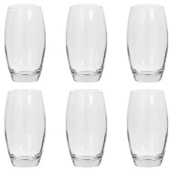 Lot de 6 Gobelets Hauts Cesari'Eau 51cl Transparent