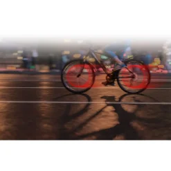 Lot de 2 LED Urban Moov pour roues de vélo - Rouge