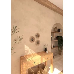Lot de 3 miroirs Soleil en rotin - Diam. 28 cm - Beige