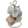 Lot de 4 Mugs sur Rack Léo 14cl Multicolore