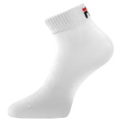 Lot de 6 paires de chaussettes Quarter homme F9300 Blanc