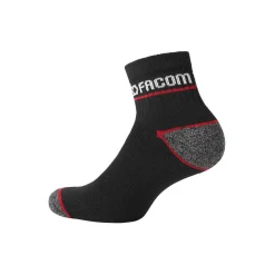 Lot de 6 Paires de Chaussettes Quarter de travail homme Red