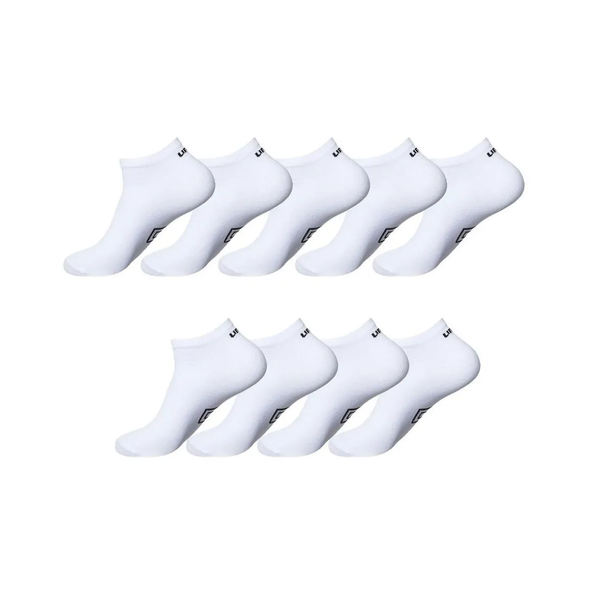 Lot de 9 paires de chaussettes socquettes Umbro Blanc