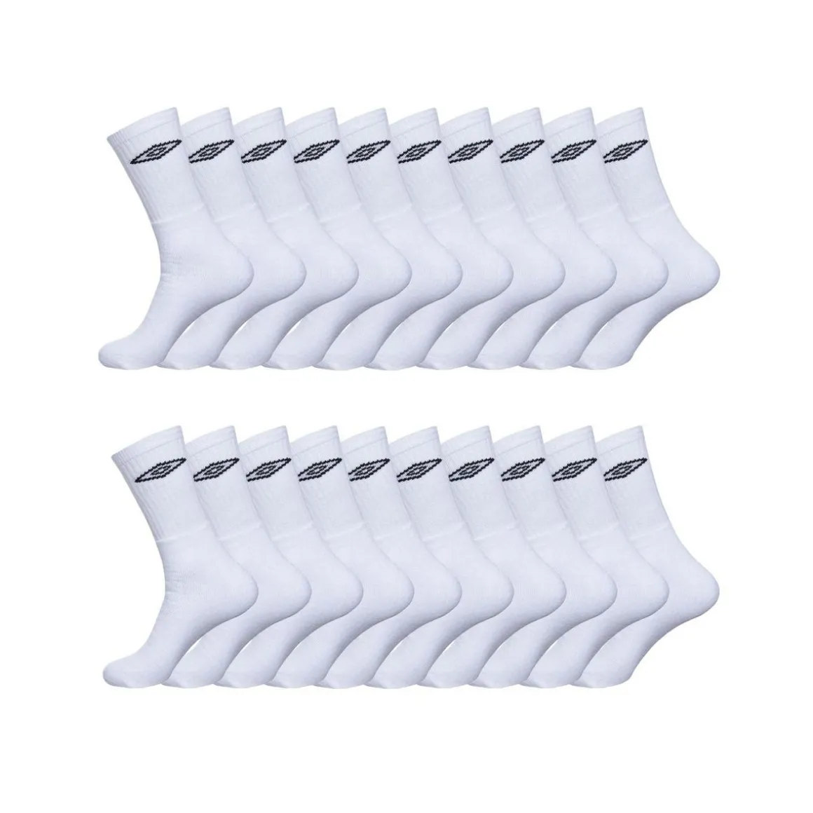 Lot de 20 Paires de Chaussettes Tennis homme