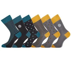 Lot de 6 paires de chaussettes de ville City