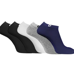Lot de 5 Paires de chaussettes tiges courtes unies modèle PC 0372